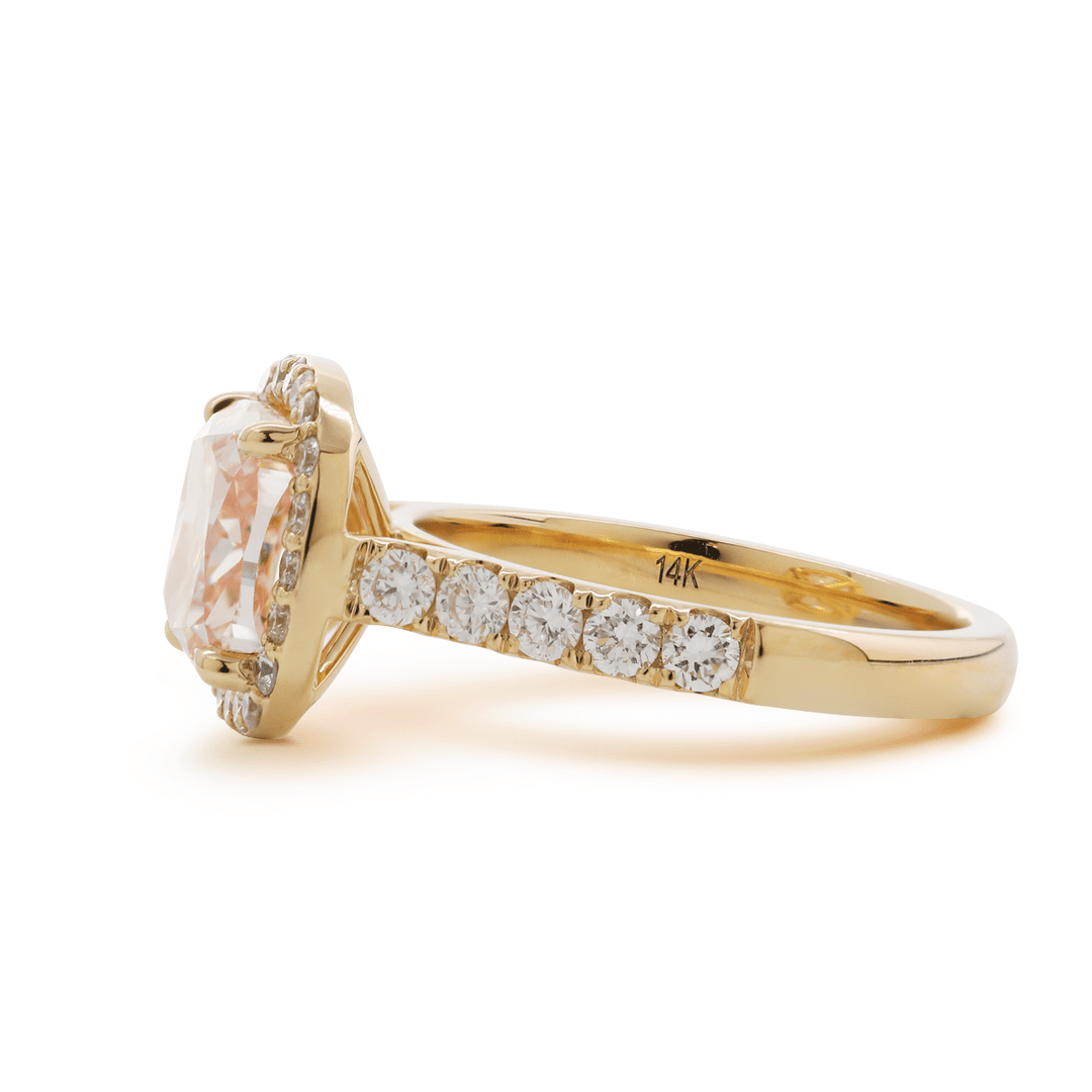 Celebrity Style Engagement RingPink Diamond Bridal JewelryUnique Pink Diamond HaloTwo Tone Pink Diamond RingRadiant Pink Diamond JewelryExotic Colored Stone RingPink Diamond Anniversary RingLarge Pink Diamond SolitaireBespoke Pink Diamond RingSustainable Pink Lab DiamondHigh-End Bridal JewelryMicro-Pave Halo RingPink Cushion Diamond HaloStatement Pink Diamond Ring