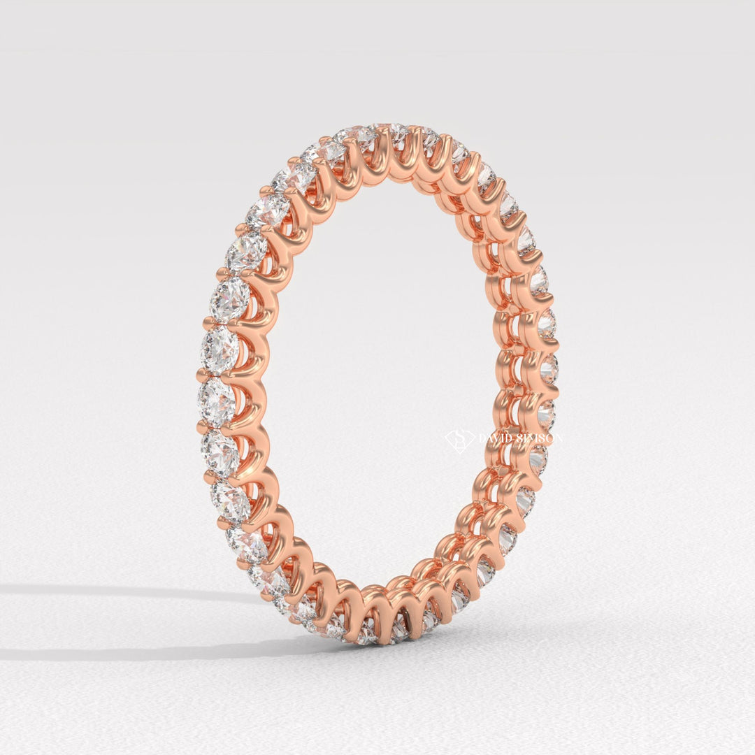 Moissanite Wedding Band
Diamond Alternative
Lab Created Diamond
VVS Moissanite
