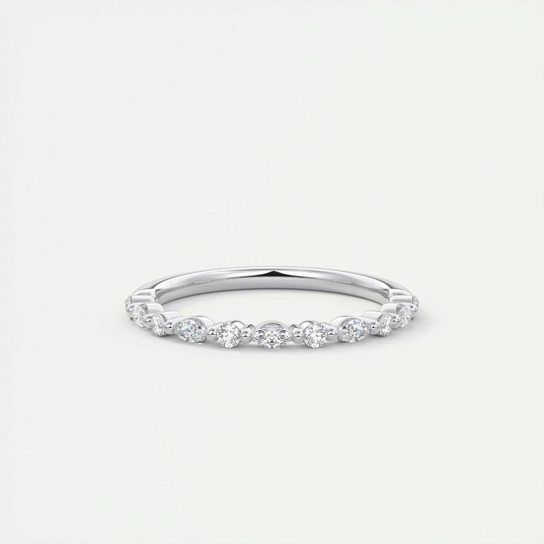 marquise-round-alternative-moissanite-wedding-band