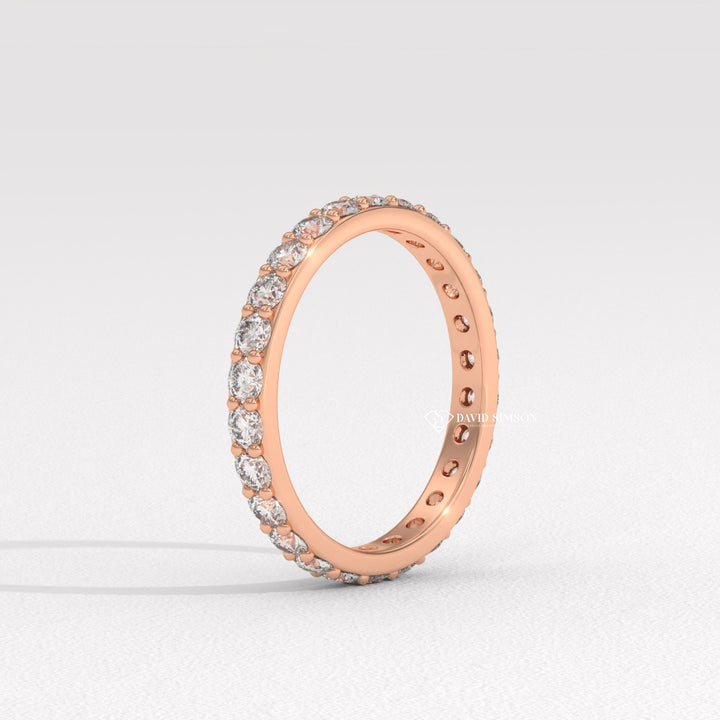 Dainty Eternity Ring
Minimalist Wedding Band
Classic Eternity Band