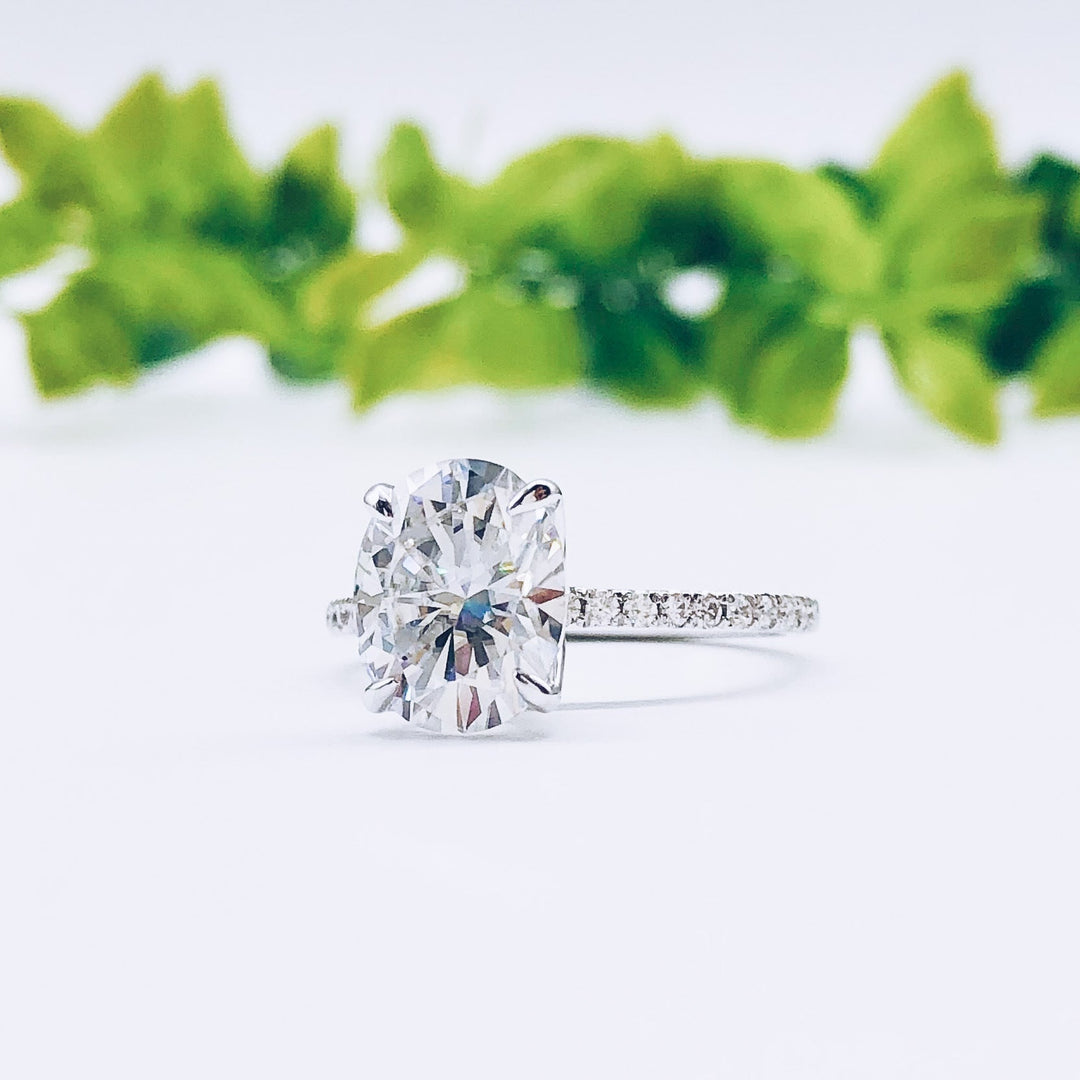 oval-cut-pave-setting-moissanite-engagement-ring