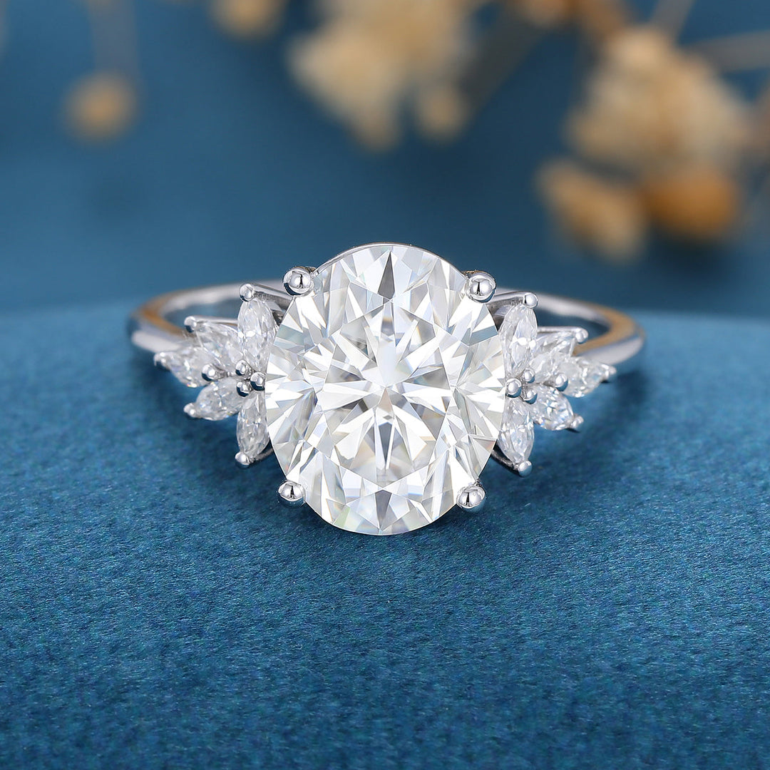 3-74-ct-oval-shape-moissanite-cluster-engagement-ring