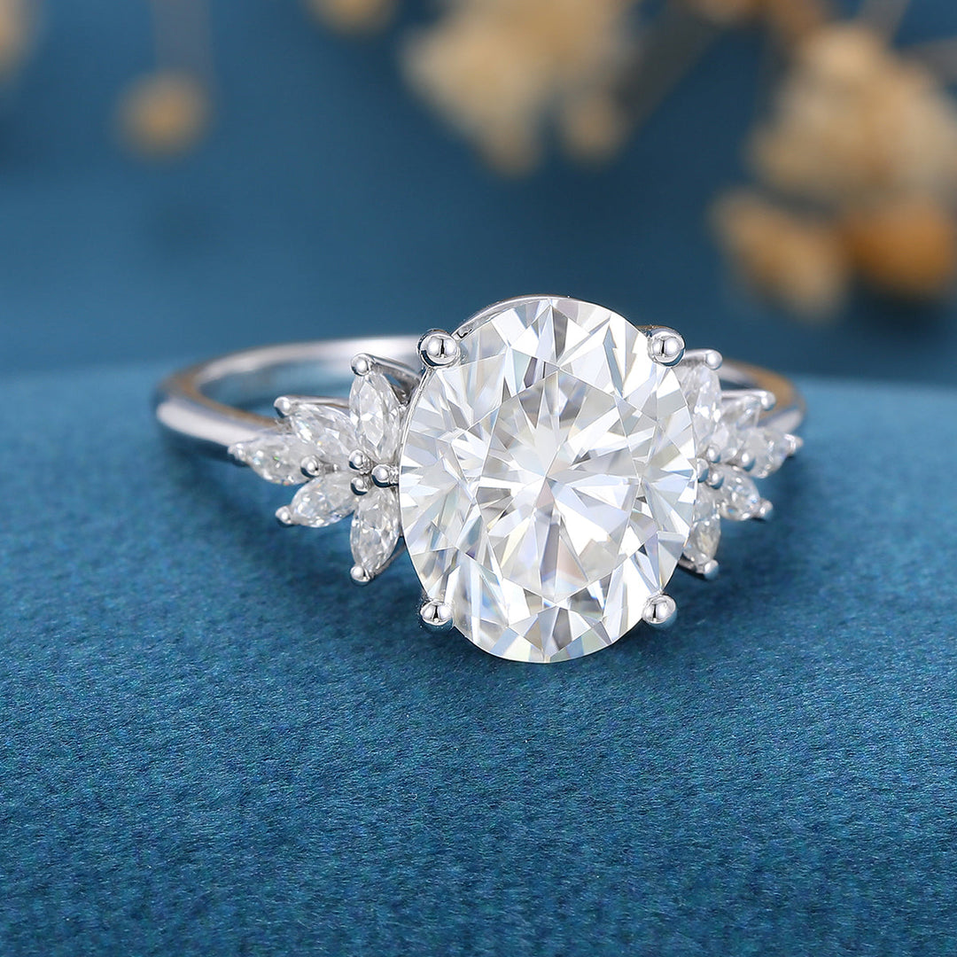 3-74-ct-oval-shape-moissanite-cluster-engagement-ring