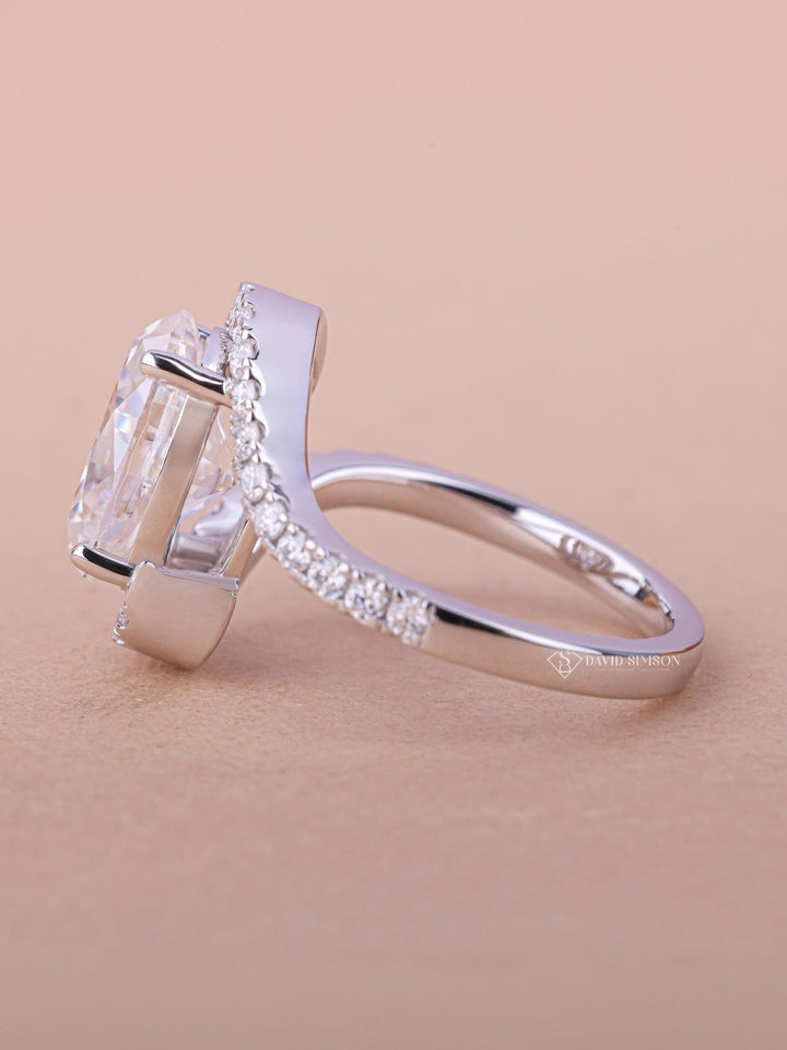 Made-to-order engagement ring, Personalized engagement ring, Exclusive engagement ring, Engraved engagement ring, Halo diamond engagement ring, Solitaire diamond engagement ring, Unique diamond engagement ring, 