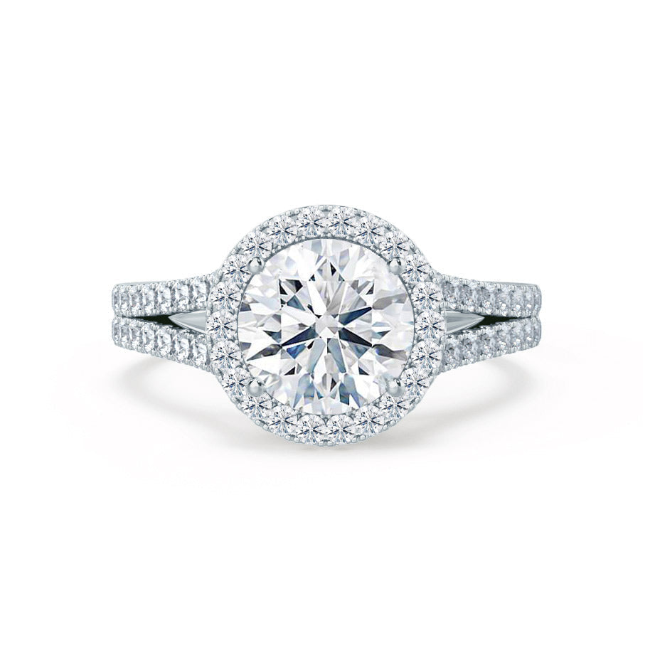 round-shaped-moissanite-halo-split-shank-style-engagement-ring-3