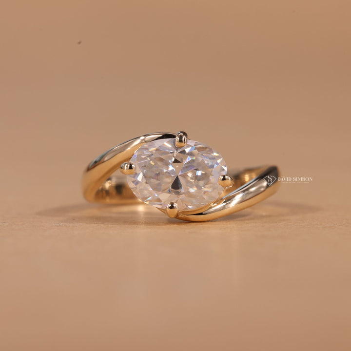Oval Cut Diamond, Crushed Ice Oval, Bridal Jewelry, Wedding Ring, Anniversary Gift, Statement Ring, Conflict Free Ring, Sustainable Luxury, 