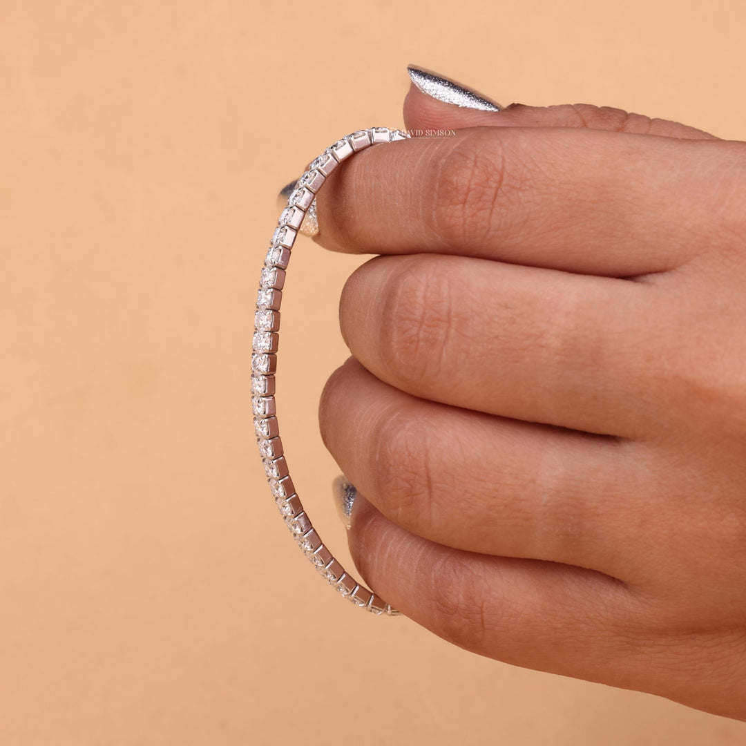 Eco Friendly Diamond Alt
Round Cut Moissanite Gift
Modern Tennis Bracelet
Premium Moissanite Link
