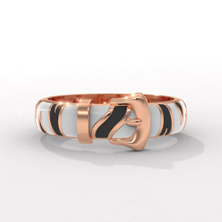 Belt Shaped Ring
Creative Belt Ring
Unique Men&
