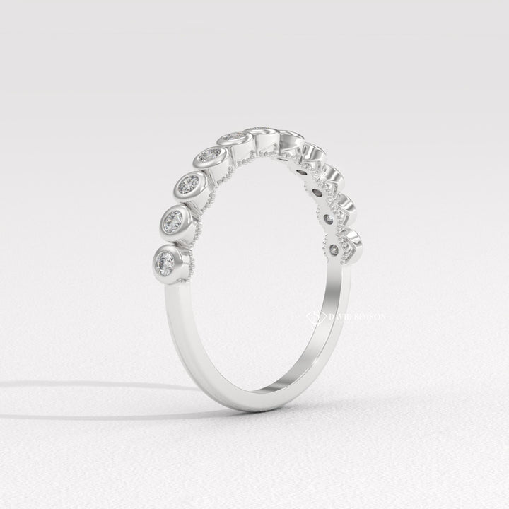 Bubble Wedding Band
Dot Wedding Band
Bubble Moissanite Ring
Bezel Eternity Band
Dot Dash Ring