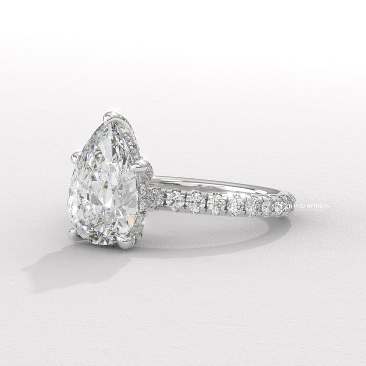 Split shank engagement ring, Pave engagement ring, Channel set engagement ring, Bezel set engagement ring, Tension set engagement ring, Vintage-inspired engagement ring