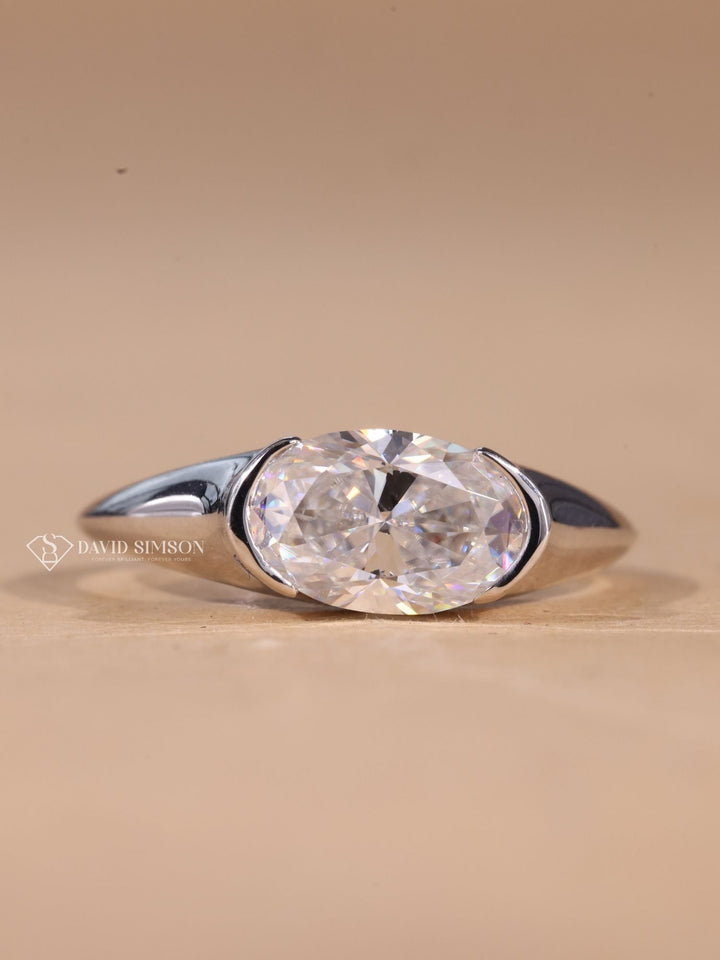 Custom Moissanite Ring
Luxury Moissanite Jewelry
Big Diamond Look
