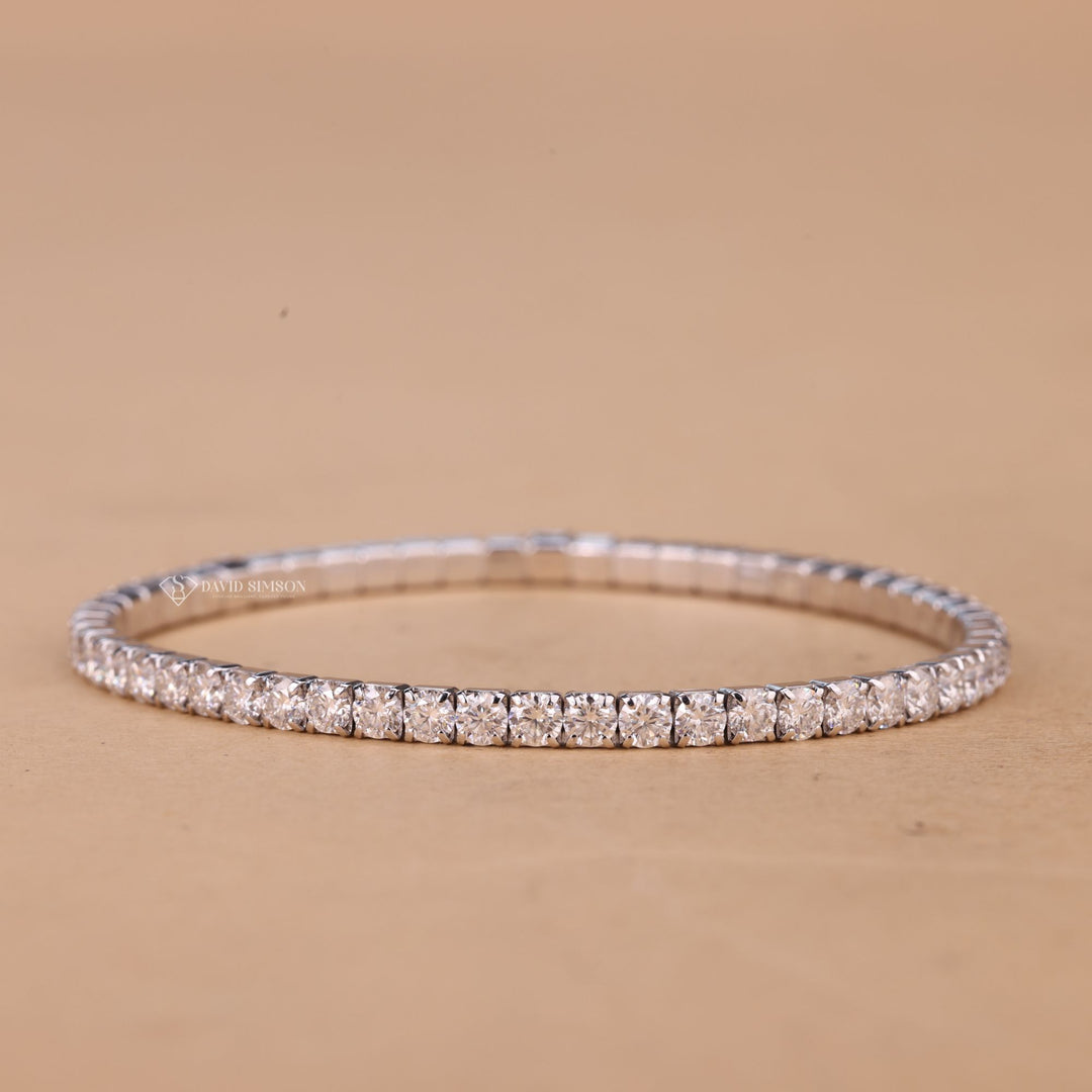Conflict Free Jewelry
Large Moissanite Bracelet
Bridal Moissanite Bracelet
Sparkly Tennis Bracelet
Anniversary Moissanite Gift
Eco Friendly Diamond Alt
