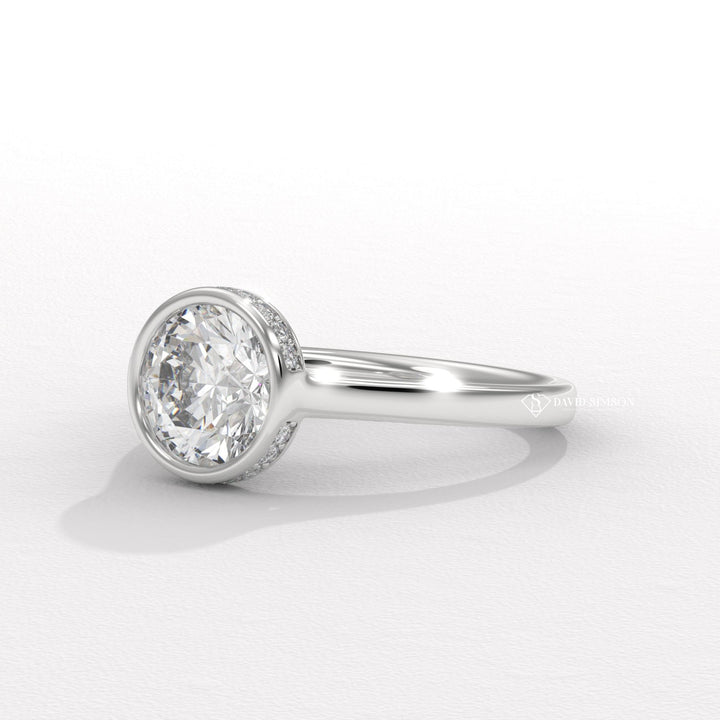 Matching bridal ring set, Bridal ring set for women, Diamond bridal ring set, Gold bridal ring set, White gold bridal ring set, Yellow gold bridal ring set,