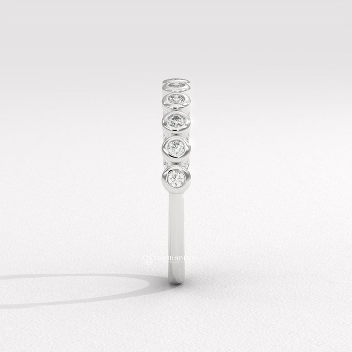 Bezel Set Wedding Band
Bubble Wedding Band
Dot Wedding Band
Bubble Moissanite Ring