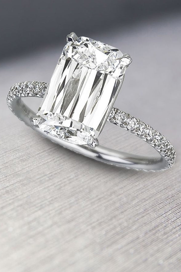 4.0CT Ashoka-Cut Diamond Reese Witherspoon Engagement Ring