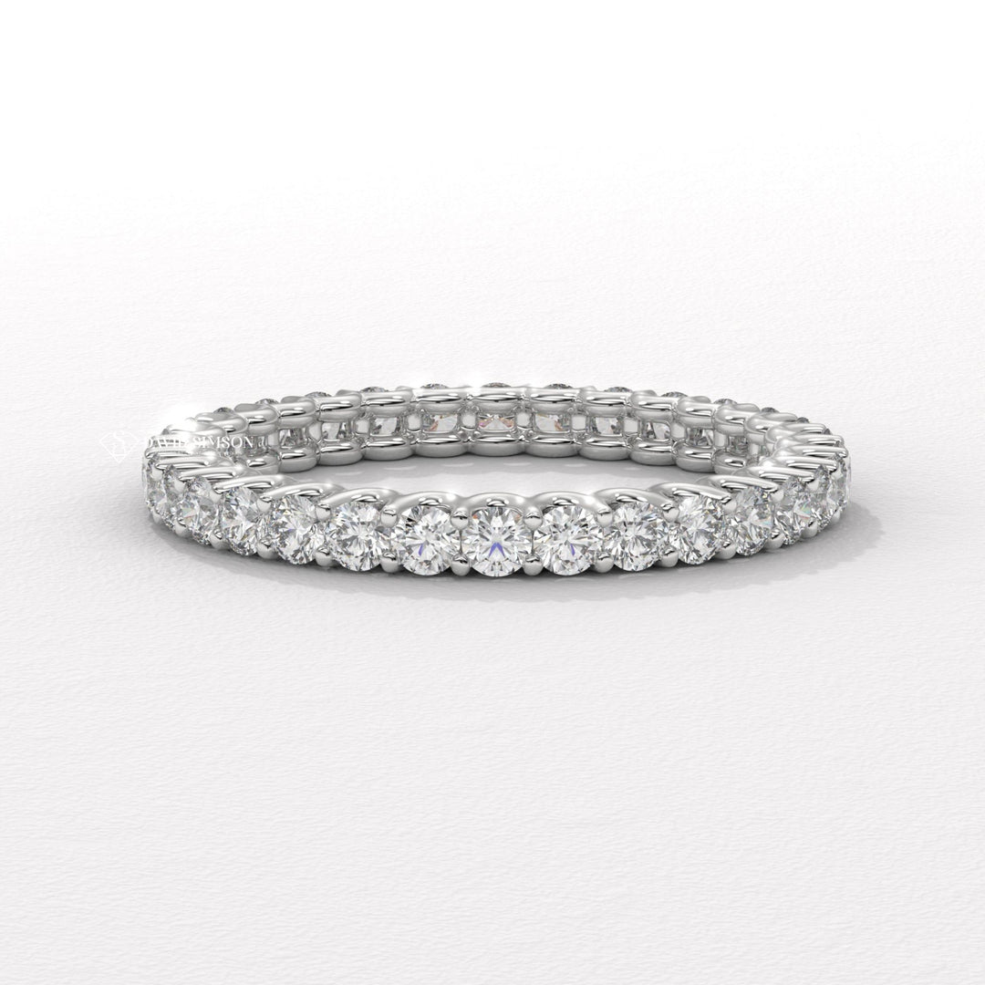 Marquise diamond wedding band, Emerald cut diamond wedding band, Pave diamond wedding band, Channel-set diamond wedding band, Bezel-set diamond wedding band, Shared prong diamond wedding band, Half-eternity diamond wedding band, Full-eternity diamond wedding band, 