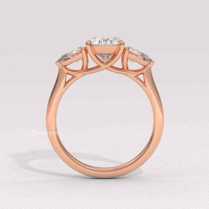 Lab Created Diamonds
Conflict Free Gems
Modern Engagement Ring
Classic Oval Ring
Bridal Set Ring
