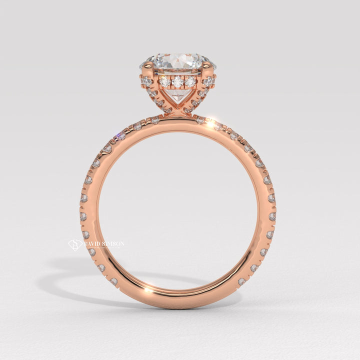 Halo engagement ring, Solitaire engagement ring, Split shank engagement ring, Pave engagement ring, Channel set engagement ring,