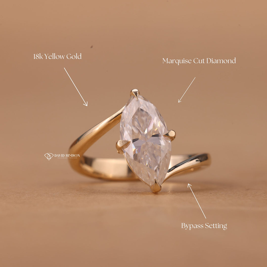Modern Marquise Ring
Large Marquise Moissanite
Elongated Marquise Ring
Custom Moissanite Jewelry
