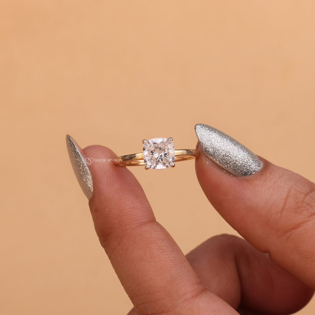 Cushion Cut Moissanite Ring
1 Carat Cushion Moissanite Solitaire
2 Carat Cushion Cut Moissanite
Moissanite Diamond Engagement Ring