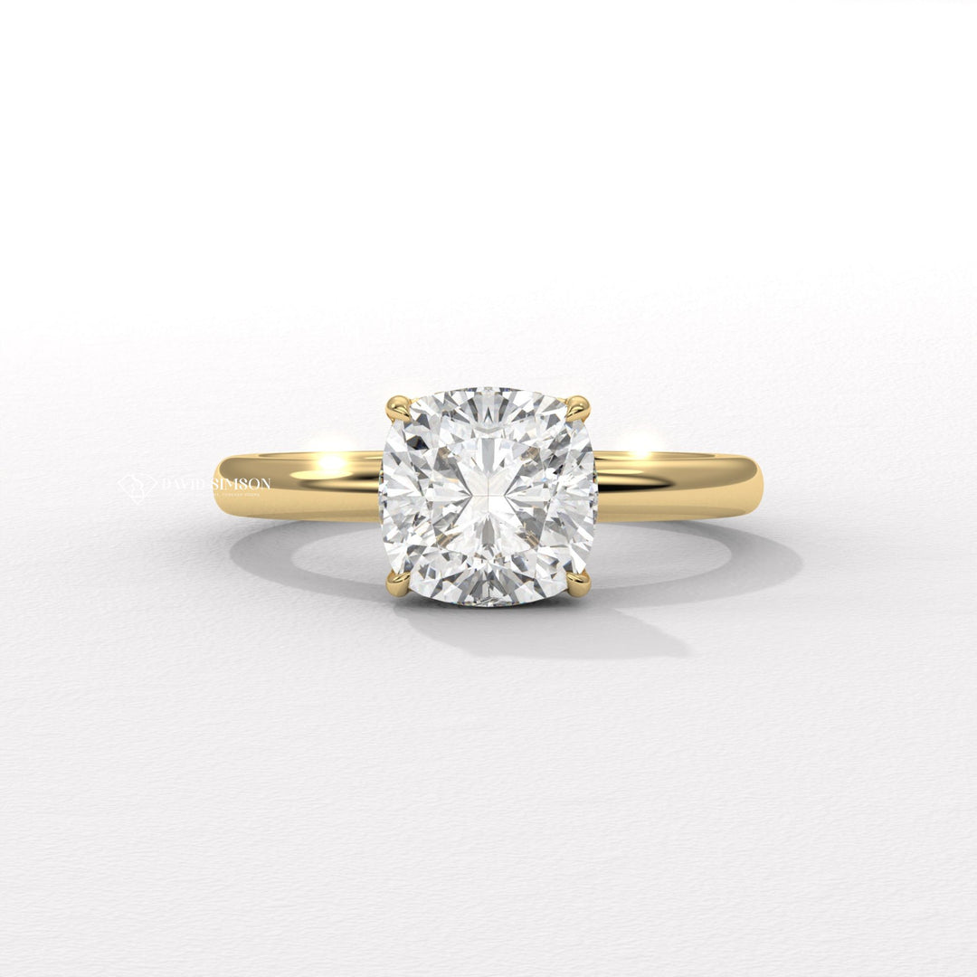 le diamond engagement ring, Cushion luxury diamond engagement ring, Cushion discount diamond engagement ring, Cushion designer diamond engagement ring, Cushion handcrafted diamond engagement ring,