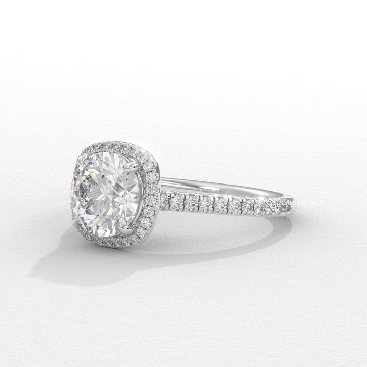 Cushion conflict-free engagement ring, Cushion lab-grown engagement ring, Cushion natural engagement ring, Cushion certified engagement ring, Cushion affordable luxury engagement ring, Cushion budget engagement ring,