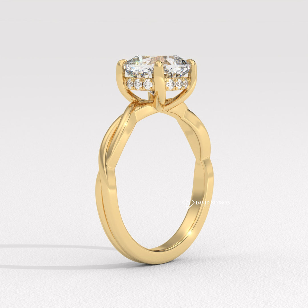 Cushion classic engagement ring, Cushion modern engagement ring, Cushion three-stone engagement ring, Cushion side stone engagement ring, Cushion cathedral engagement ring,