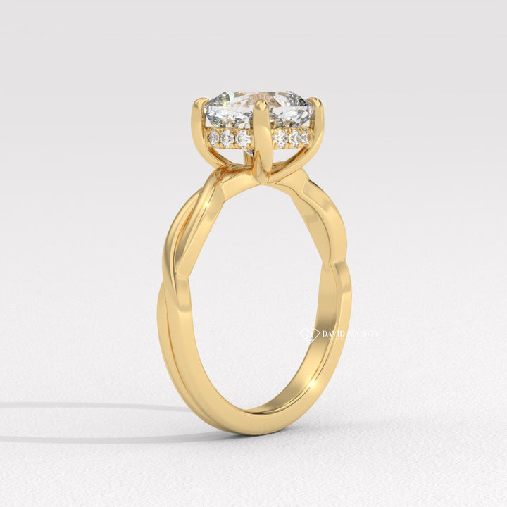 Cushion classic engagement ring, Cushion modern engagement ring, Cushion three-stone engagement ring, Cushion side stone engagement ring, Cushion cathedral engagement ring,