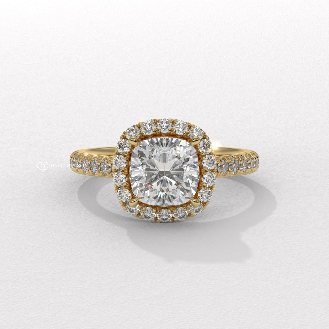  Cushion diamond engagement ring, Cushion solitaire engagement ring, Cushion halo engagement ring, Cushion pave engagement ring, 