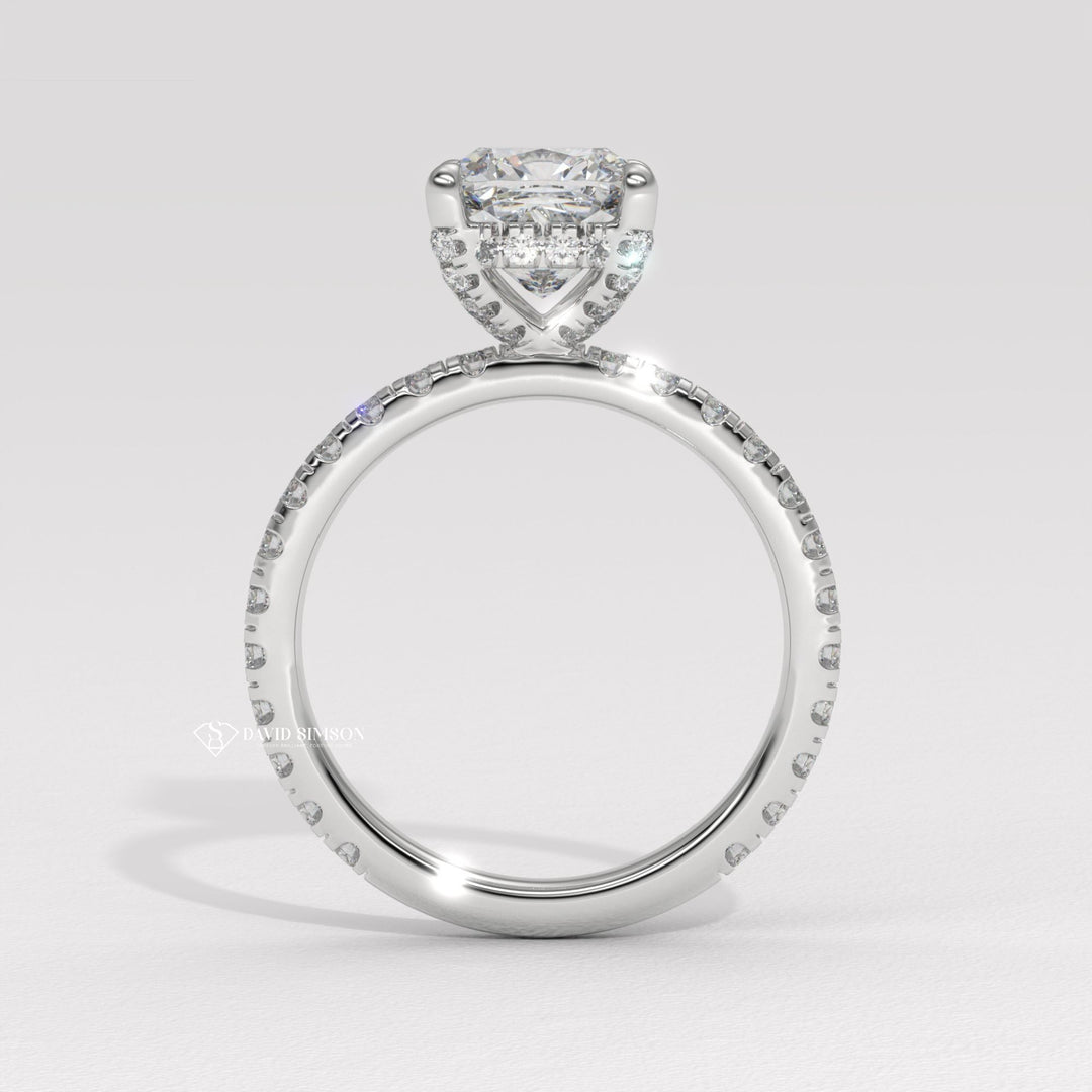 Cushion diamond engagement ring, Cushion solitaire engagement ring, Cushion halo engagement ring, Cushion pave engagement ring, Cushion vintage engagement ring, 