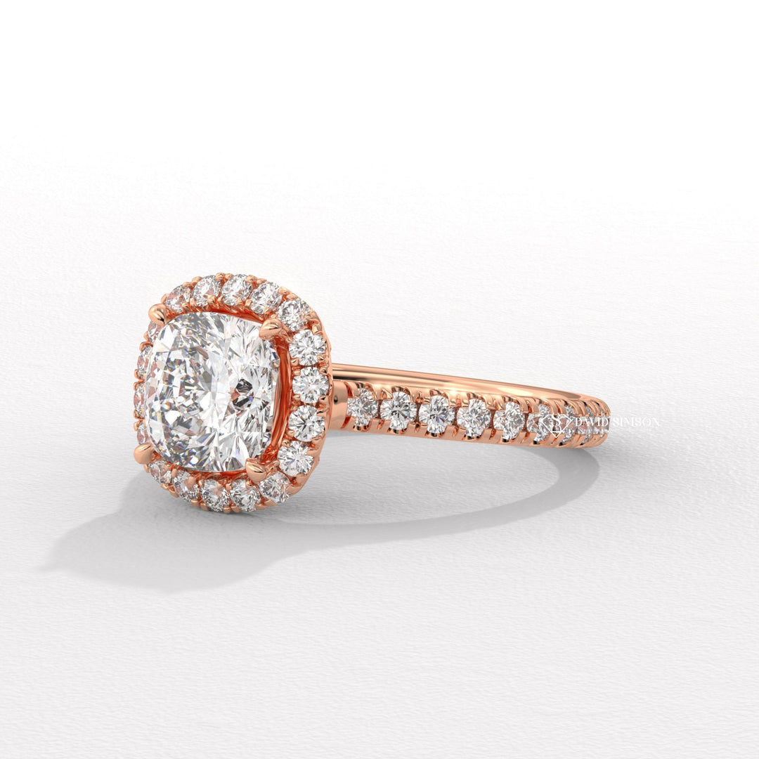 Cushion ethical engagement ring, Cushion sustainable engagement ring, Cushion conflict-free engagement ring, Cushion lab-grown engagement ring, Cushion natural engagement ring, 