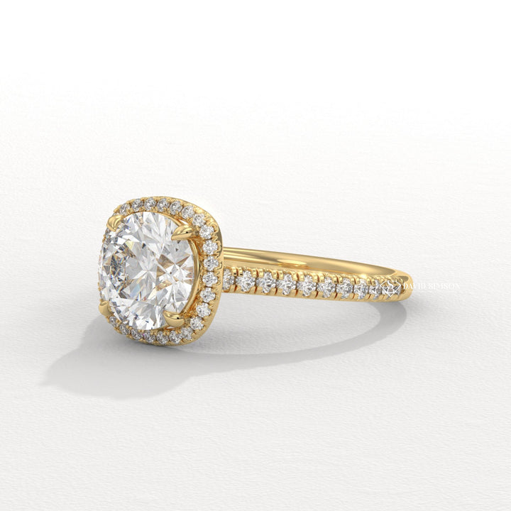 Cushion split shank engagement ring, Cushion channel set engagement ring, Cushion swirl engagement ring, Cushion unique engagement ring, Cushion traditional engagement ring, 