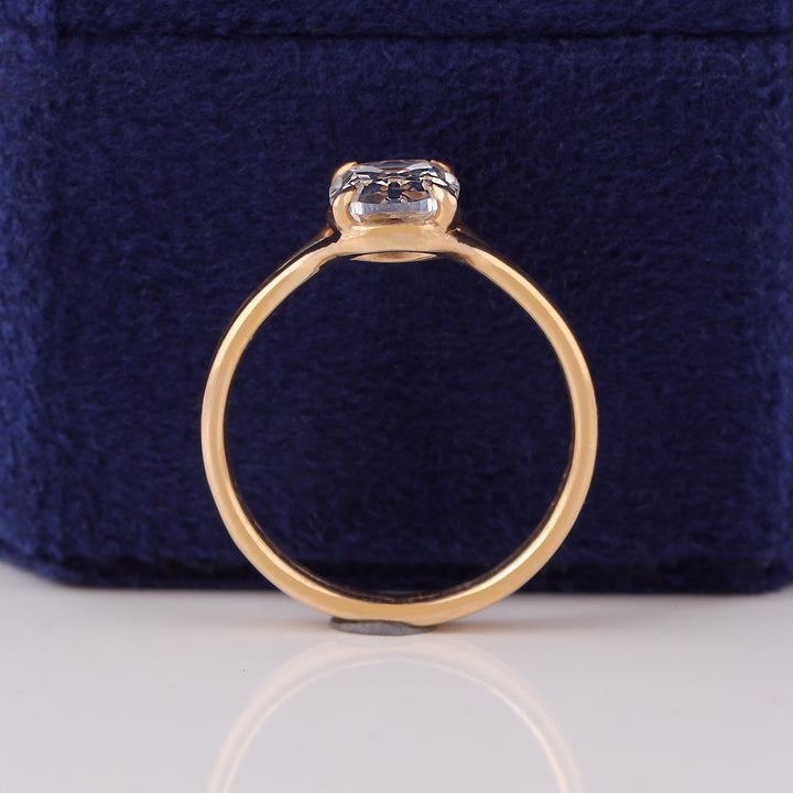 Proposal Ring for Her
High Crown Cushion
Moissanite Jewelry
