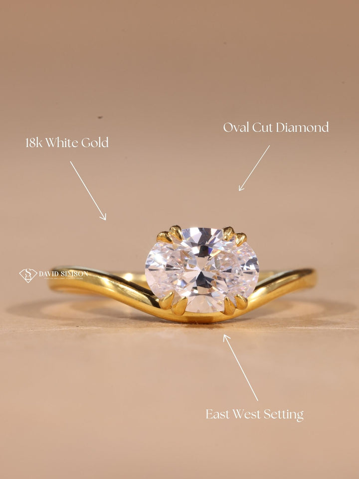 Handmade Bridal Ring
Custom Moissanite Ring
Luxury Moissanite Jewelry
Big Diamond Look
Trendy Oval Ring
