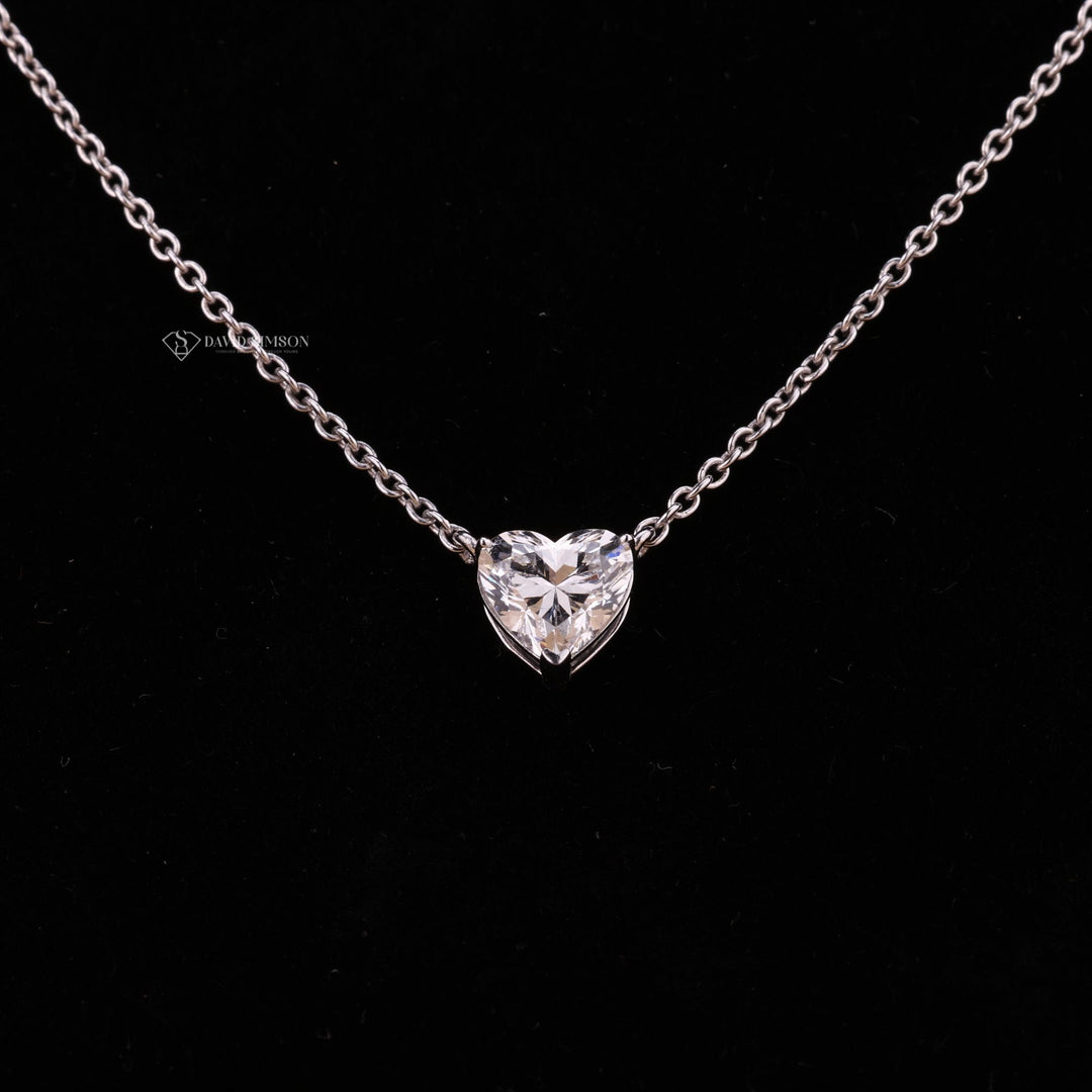 Minimalist Heart Jewelry
Dainty Heart Necklace
Short Length Pendant
Heart Cut Moissanite
VVS1 Moissanite Clarity
Colorless D Color Moissanite
14k Gold Heart Necklace
Sterling Silver Heart Penda