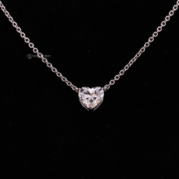 Minimalist Heart Jewelry
Dainty Heart Necklace
Short Length Pendant
Heart Cut Moissanite
VVS1 Moissanite Clarity
Colorless D Color Moissanite
14k Gold Heart Necklace
Sterling Silver Heart Penda