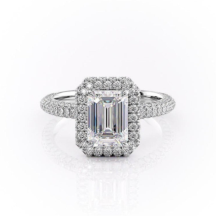 emerald-cut-halo-triple-pave-setting-moissanite-engagement-ring