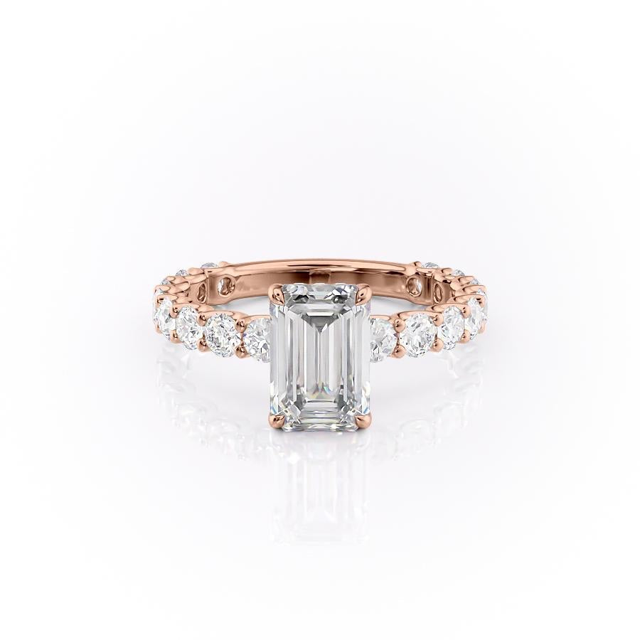 emerald-cut-pave-setting-moissanite-engagement-ring