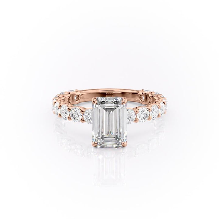 emerald-cut-pave-setting-moissanite-engagement-ring