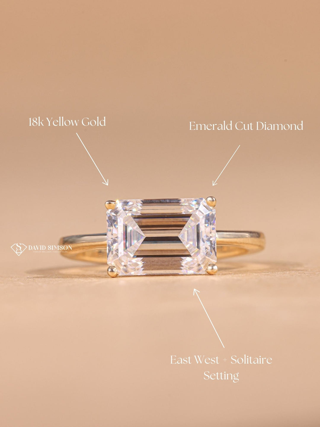  Buy oval East-West diamond ring, Emerald cut East-West diamond ring, Exclusive East-West diamond rings, GIA certified East-West rings,