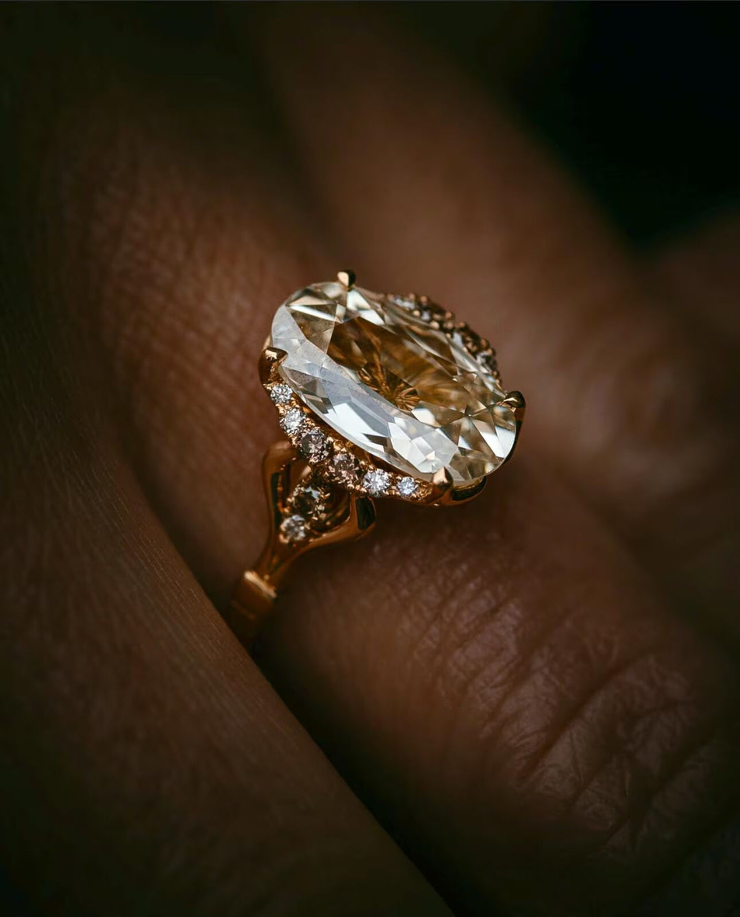 Edwardian Jewelry, Retro Engagement, Unique Engagement Ring, Statement Ring,