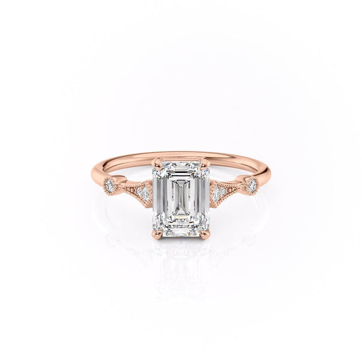 1-91-ct-emerald-cut-solitaire-milgrain-pave-set-moissanite-engagement-ring