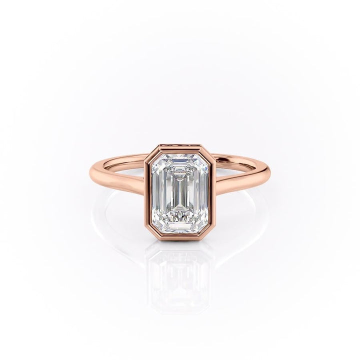 emerald-cut-bezel-solitaire-moissanite-engagement-ring