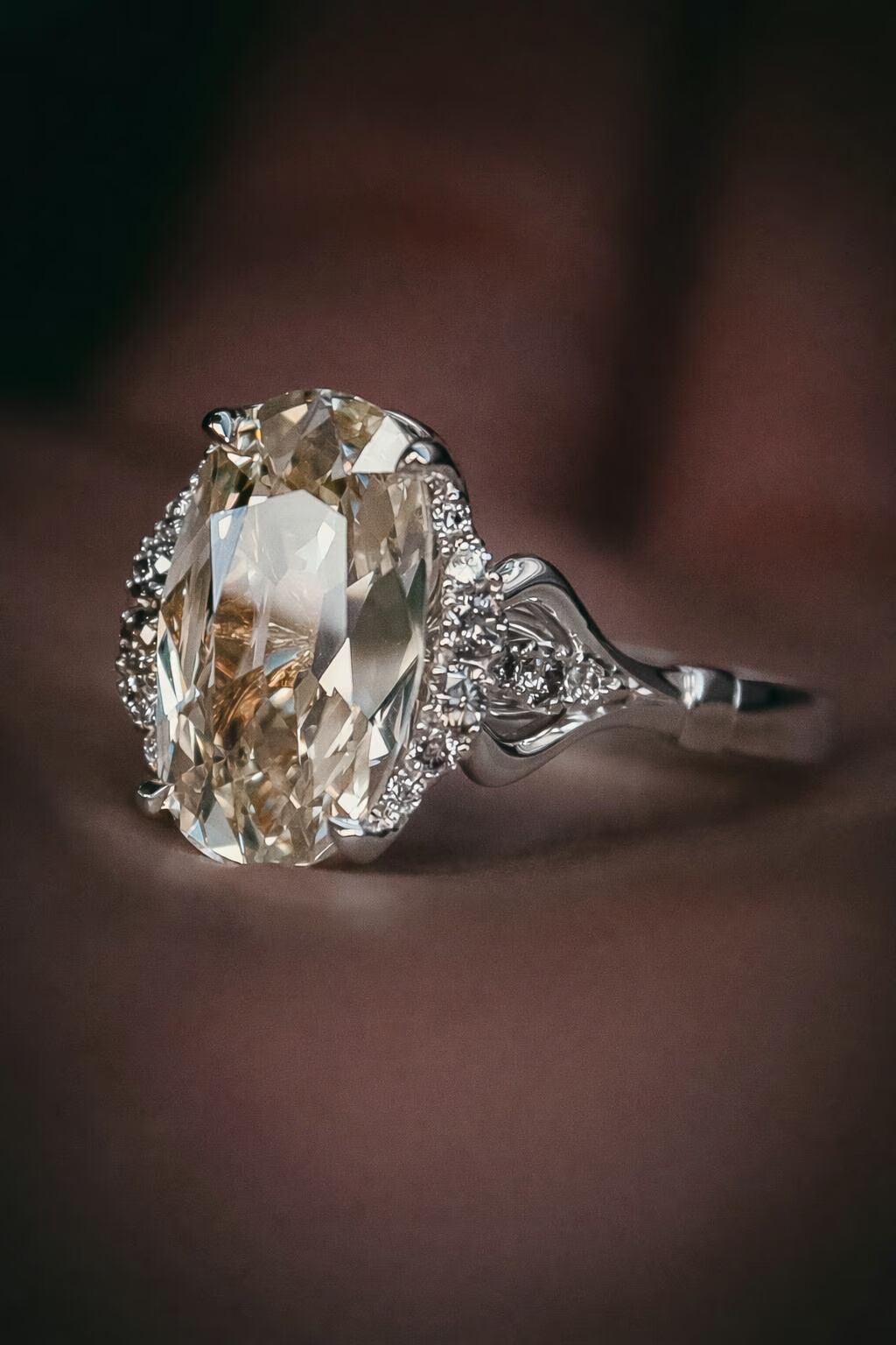  Edwardian Jewelry, Retro Engagement, Unique Engagement Ring, Statement Ring, Handcrafted Jewelry, 