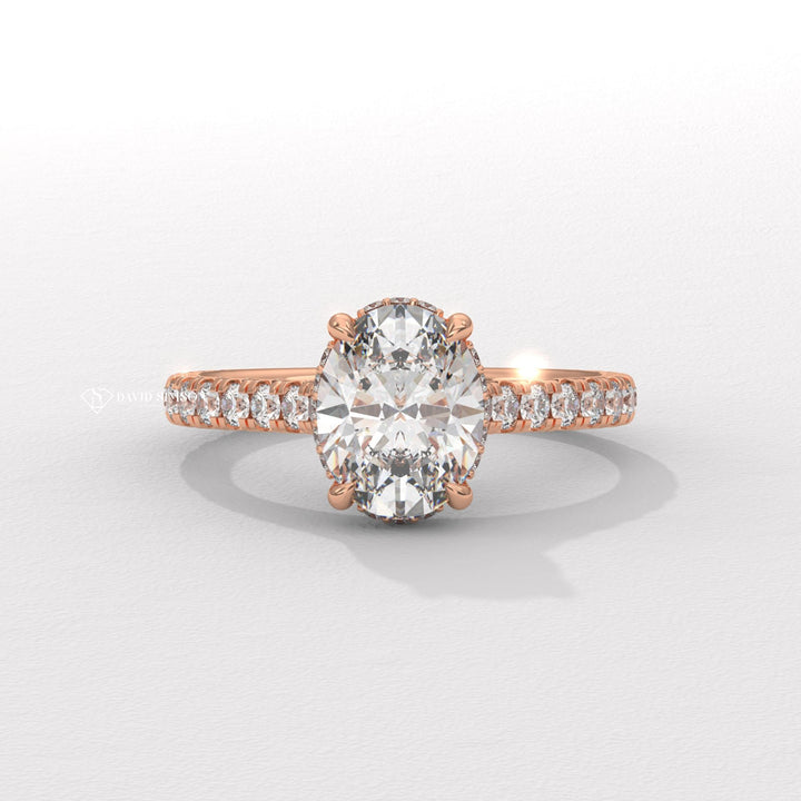 Personalized engagement ring, Exclusive engagement ring, Engraved engagement ring, Halo diamond engagement ring, Solitaire diamond engagement ring, Unique diamond engagement ring, 