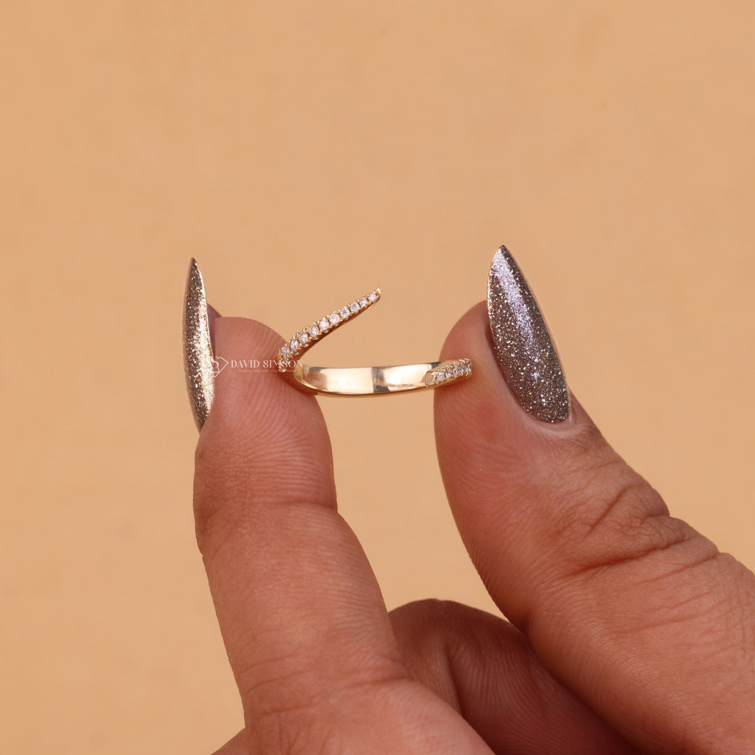 Round Cut Moissanite Band
Eve Open Eternity Band
Moissanite Stacking Band
Open Gap Wedding Ring
Round Diamond Open Band