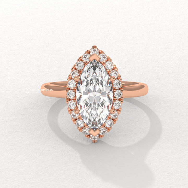 Exclusive engagement ring, Engraved engagement ring, Halo diamond engagement ring, Solitaire diamond engagement ring, Unique diamond engagement ring, Custom diamond engagement ring