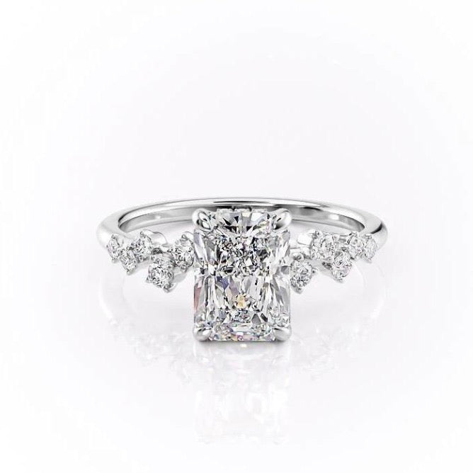 radiant-cut-cluster-moissanite-engagement-ring-2