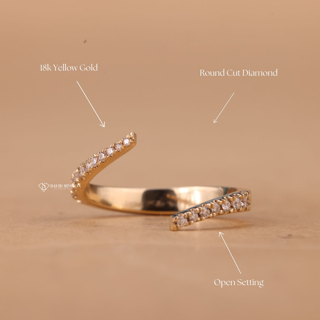 Open Front Diamond Band
Minimalist Stacking Band
14K Gold Moissanite Band
Ethical Moissanite Ring
Dainty Round Cut Band
Lab Grown Diamond Band
