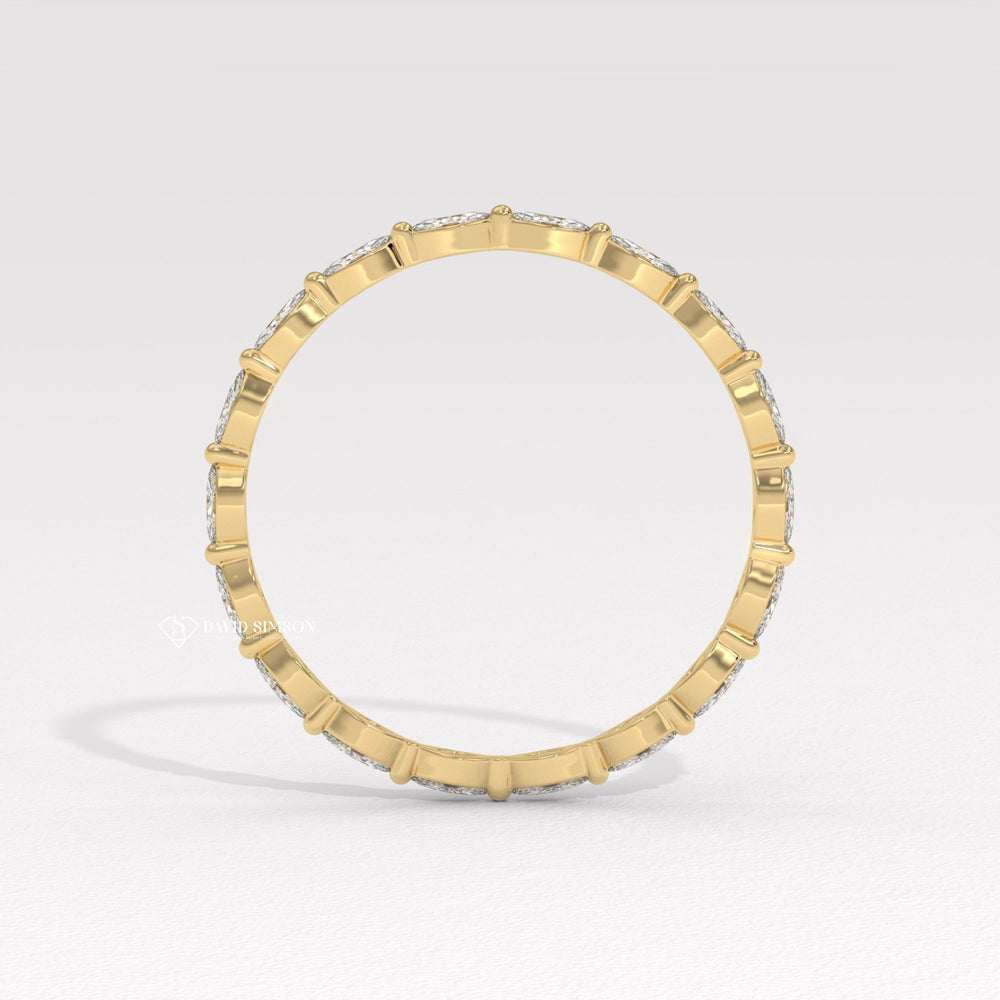 Marquise Moissanite Band
Floating Diamond Band
Floating Moissanite Ring
Eternity Wedding Band